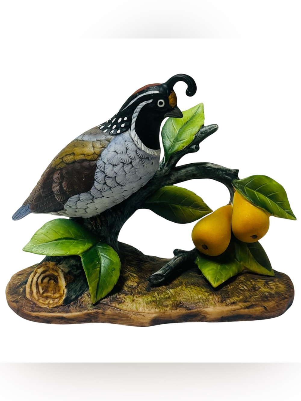 Andrea by Sadek 1991 Partridge in A Pear Tree Porcelain Figurine #8717